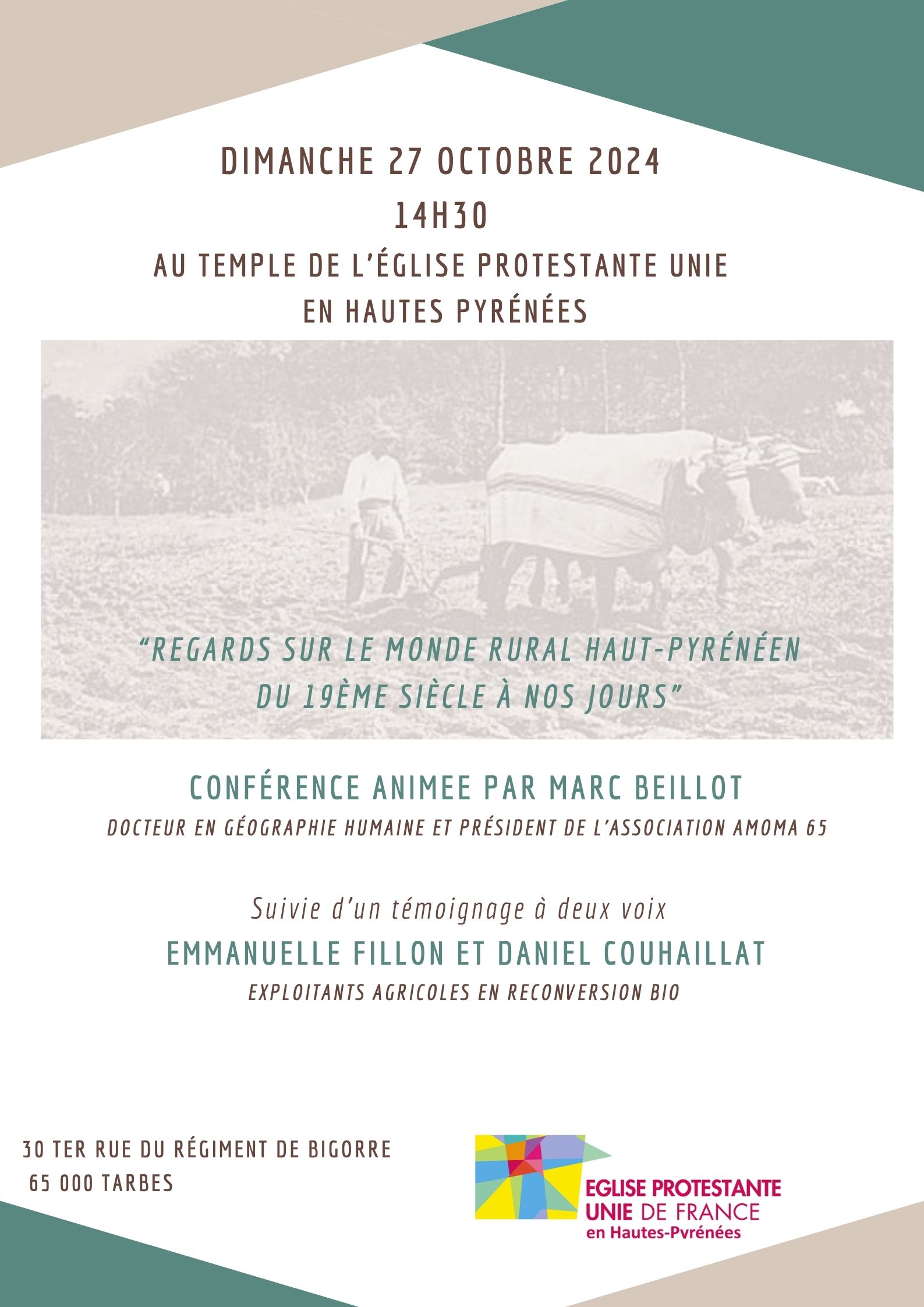 Conférence « Regards sur le monde rural Haut-Pyrénéen du 19ème à nos jours »